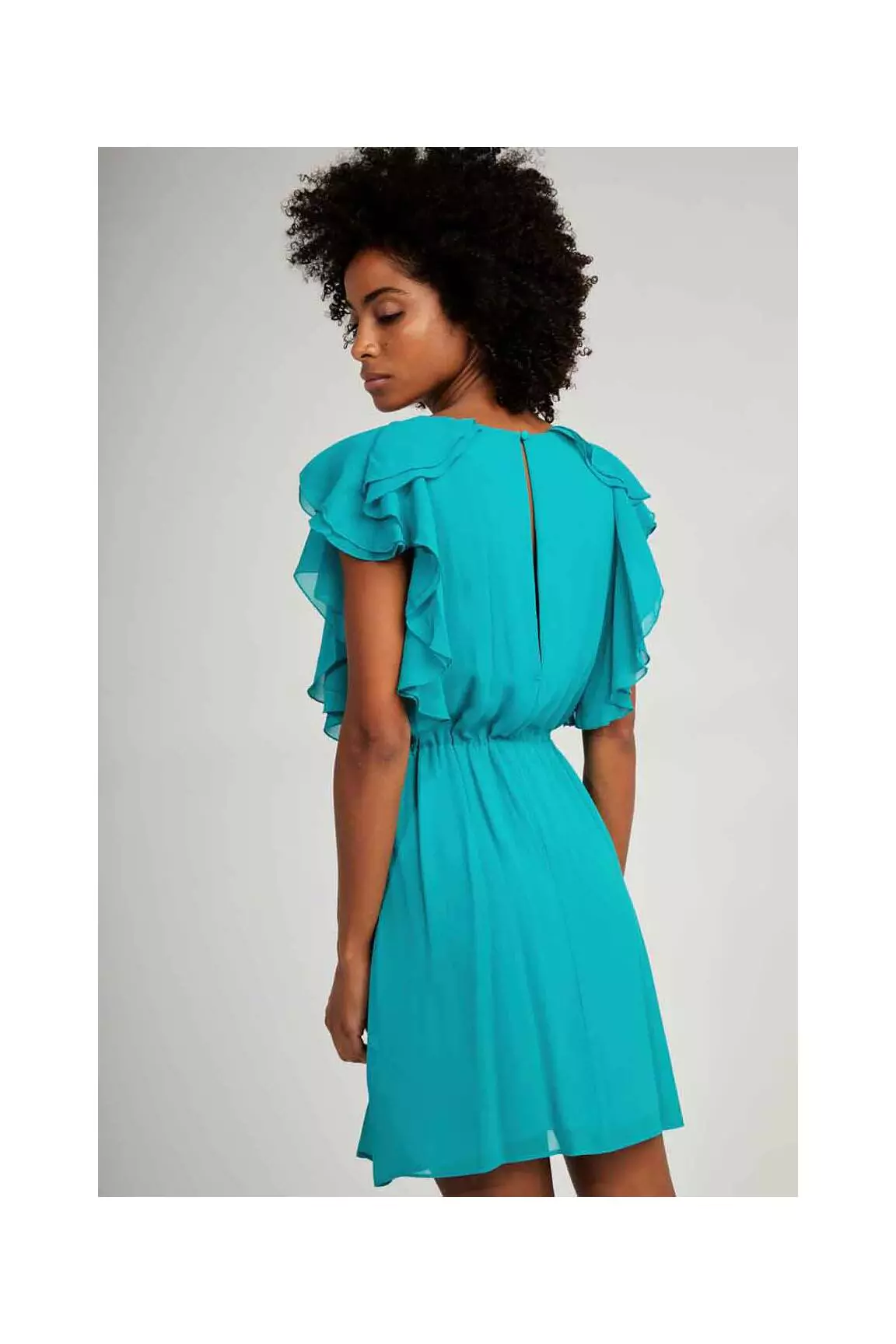 Naf Naf Robes Courtes Femme couleur vert