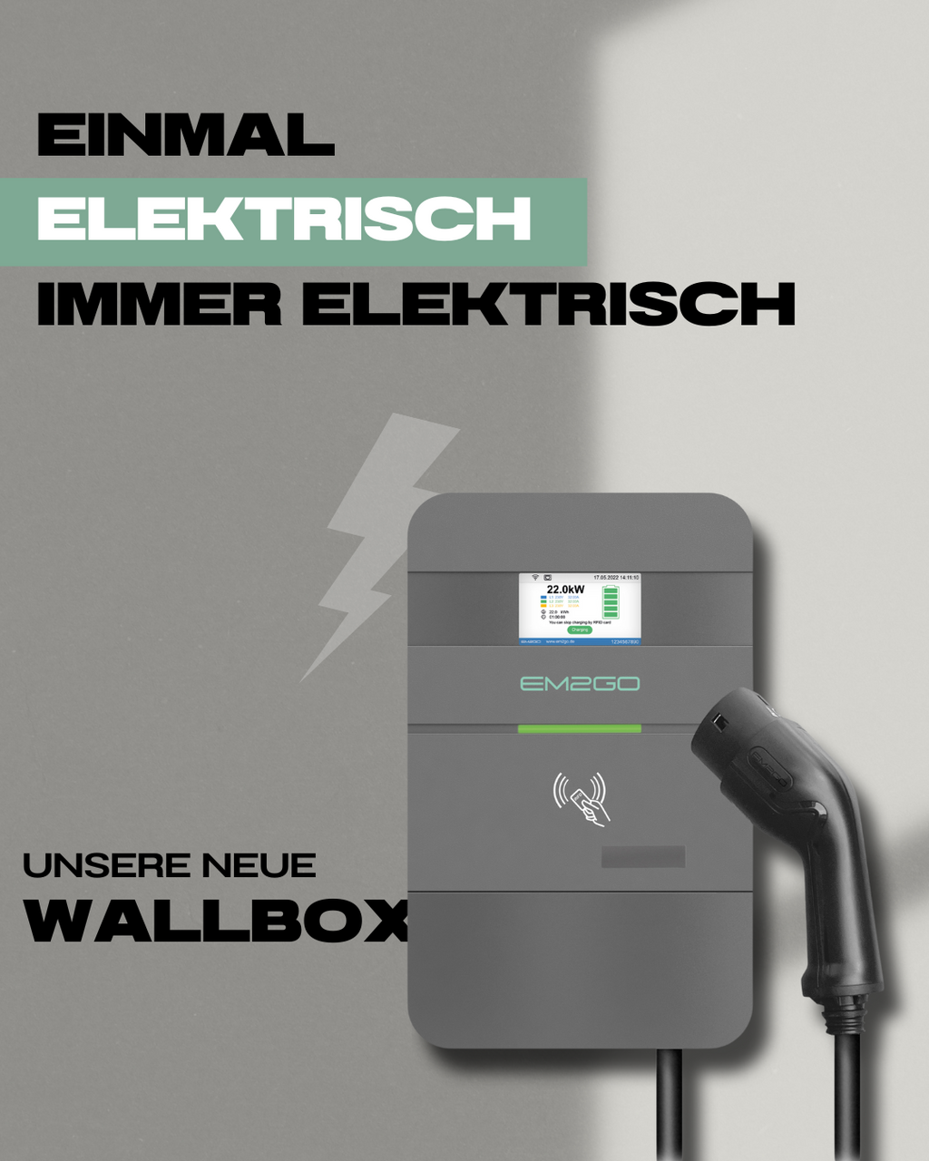 EM2GO AC Wallbox Pro Power 11kW MID