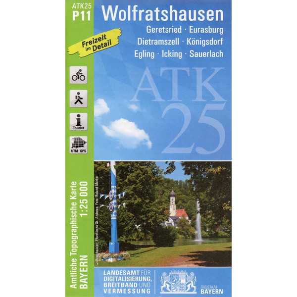 Wolfratshausen 1 : 25.000 - Wanderkarte