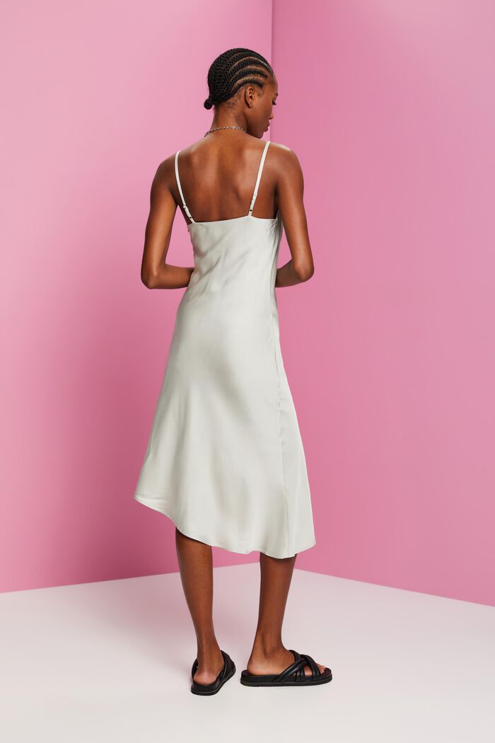 Midikleid mit Spitze, LENZING™ ECOVERO™