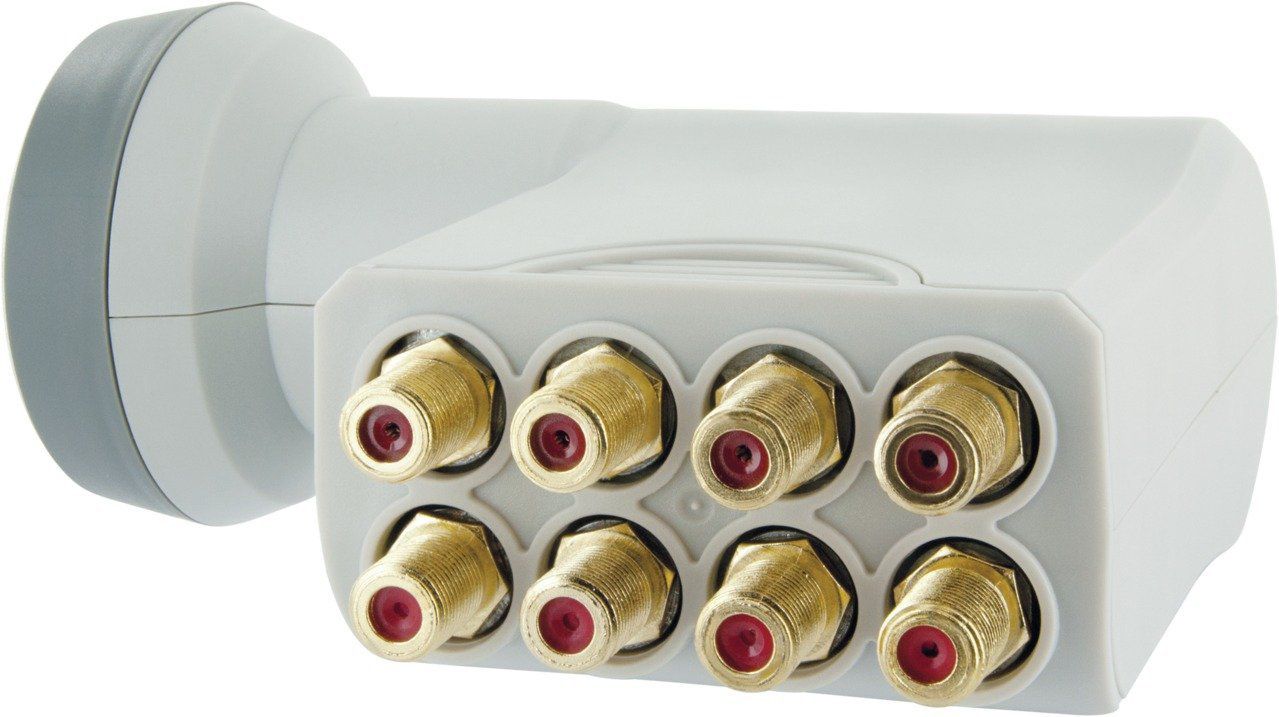Schwaiger Unicable Quad LNB (4 + 2 TN) mit Wetterschutzabdeckung