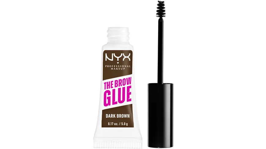 NYX PROFESSIONAL MAKEUP THE BROW GLUE Medium Brown - warm brown