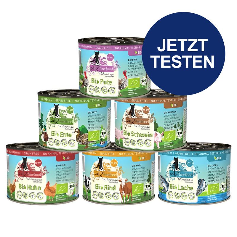 Probierpaket catz finefood Bio zu TOP-Preisen