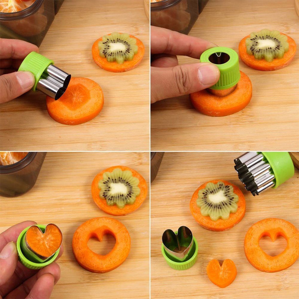 zggzerg Ausstechform 43 Stück Ausstechformen Kinder Set, Brot gemüse Ausstecher, (43-St)