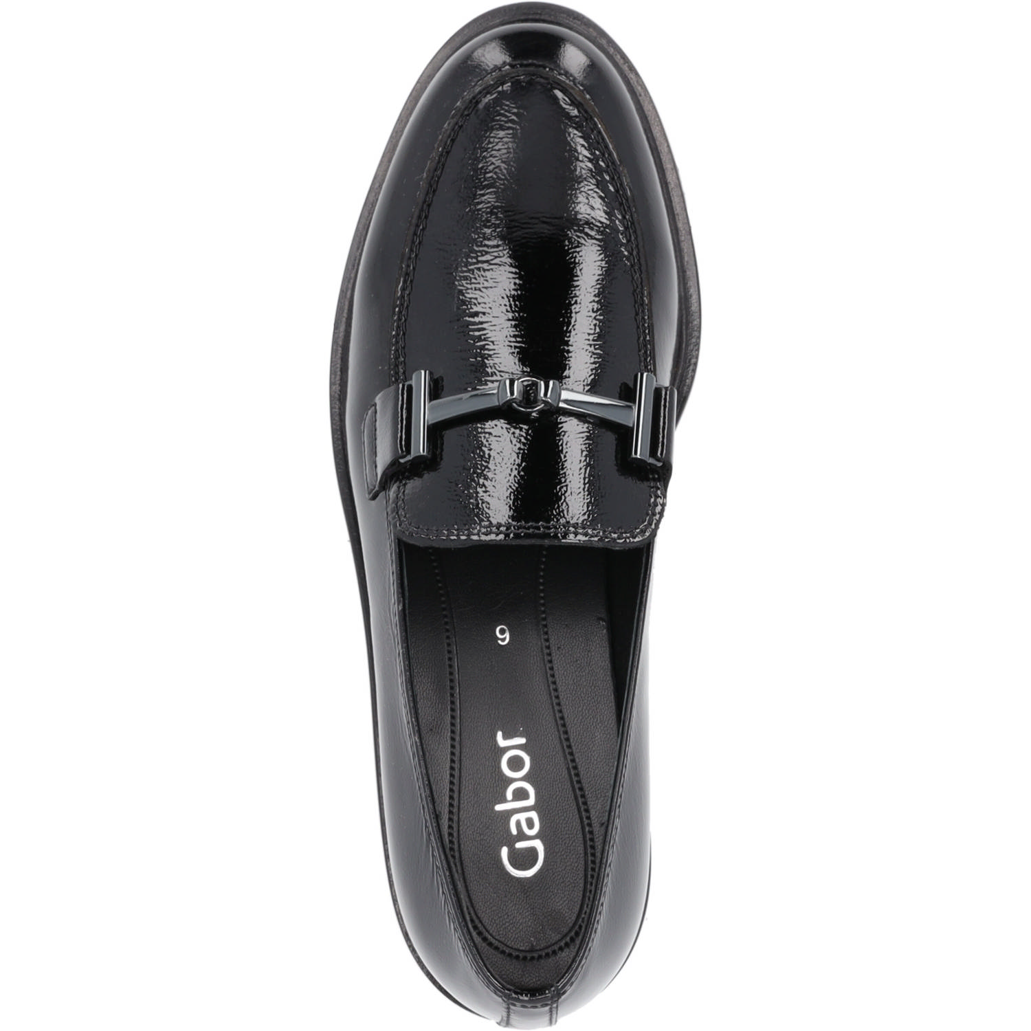 Gabor 35.211, Mokassins, Damen, schwarz(altsilber)
