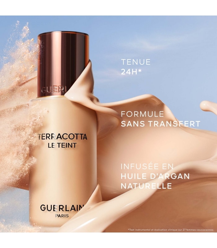 Guerlain-TERRACOTTA LE TEINT-Fond de Teint Perfection Naturelle Fraîcheur Bonne Mine Tenue 24h - Sans Transfert
