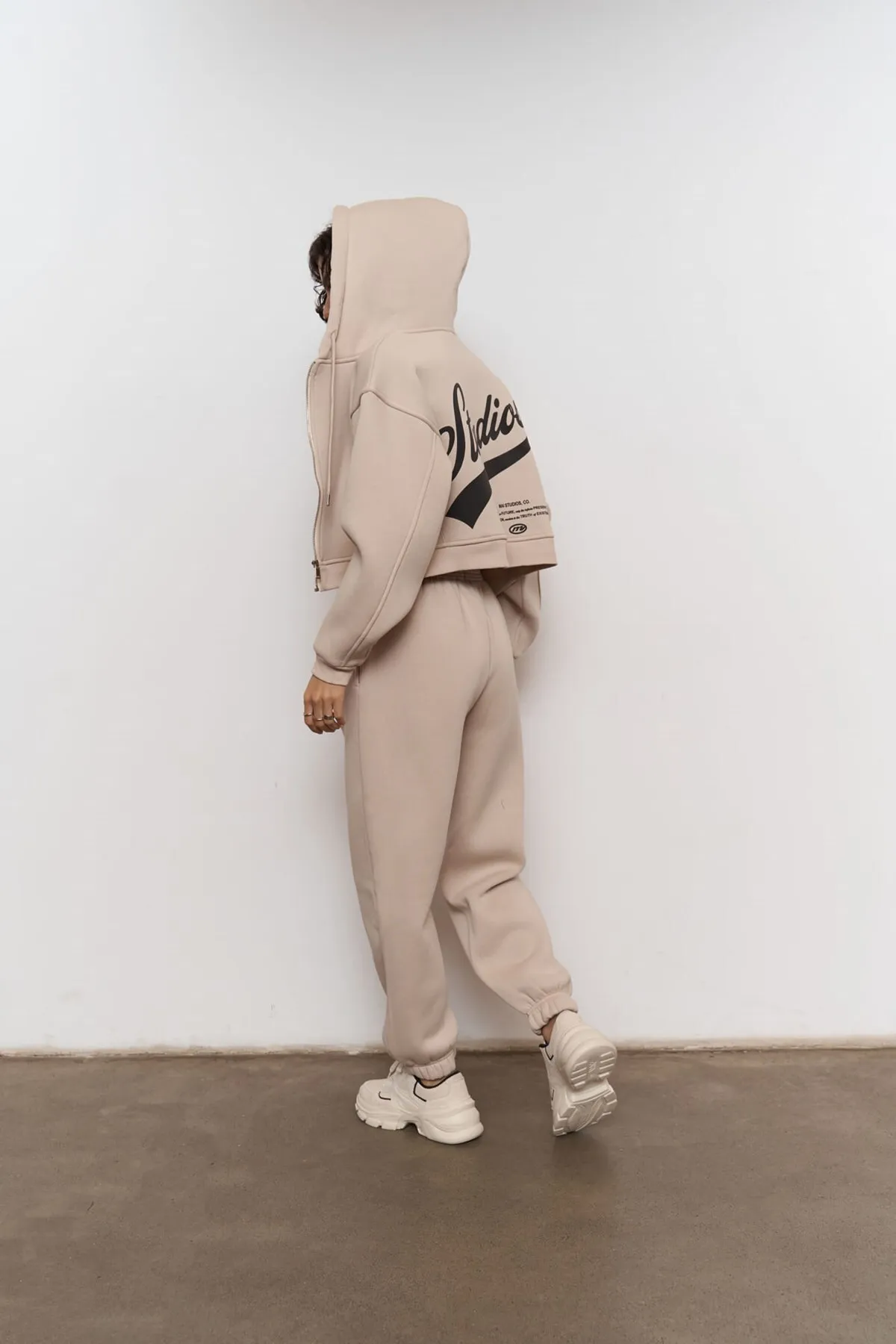 MAİ COLLECTİON  Studios Crop Bone Trainingsanzug