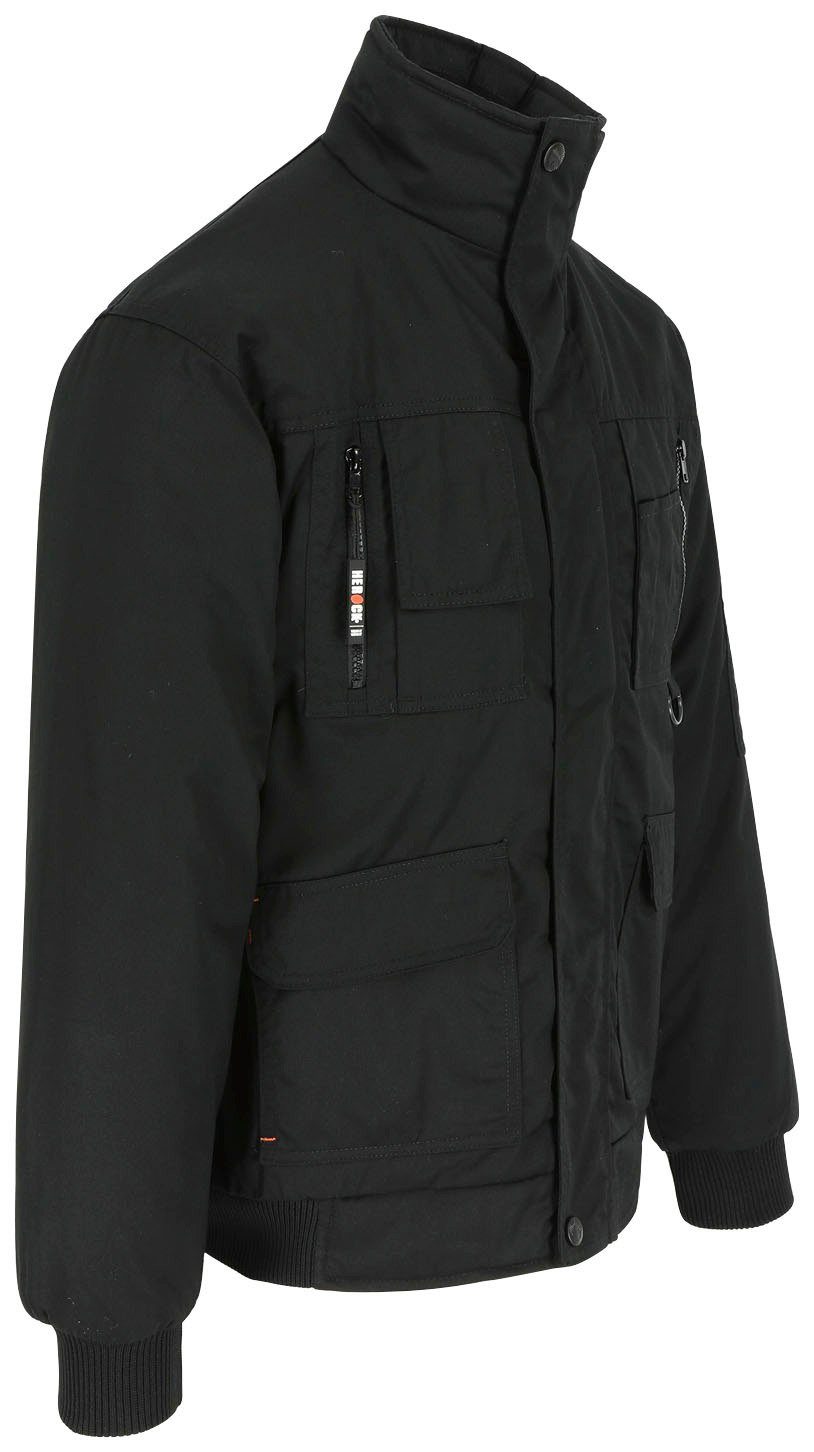 Herock Arbeitsjacke Typhon Jacke Wasserabweisend mit Fleece-Kragen, robust, viele Taschen, viele Farben