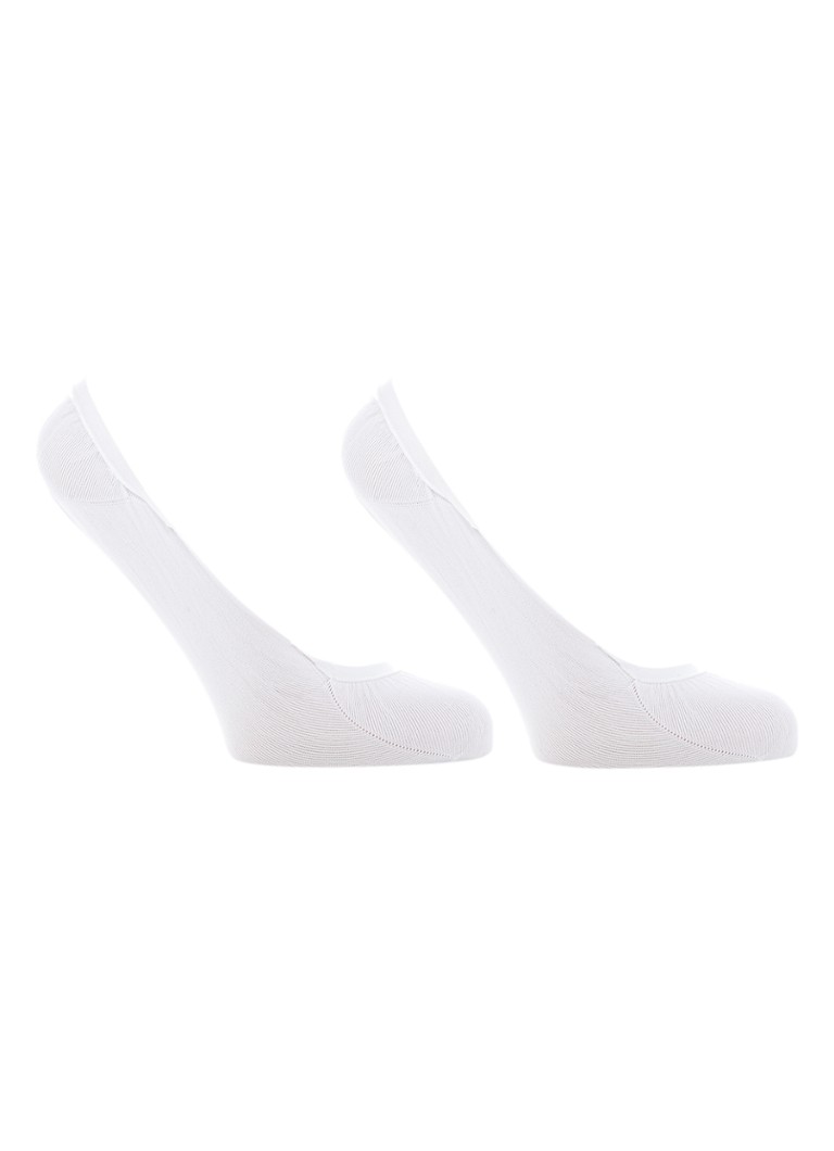 Șosete Tommy Hilfiger Regular Footies albe, pachet de 2
