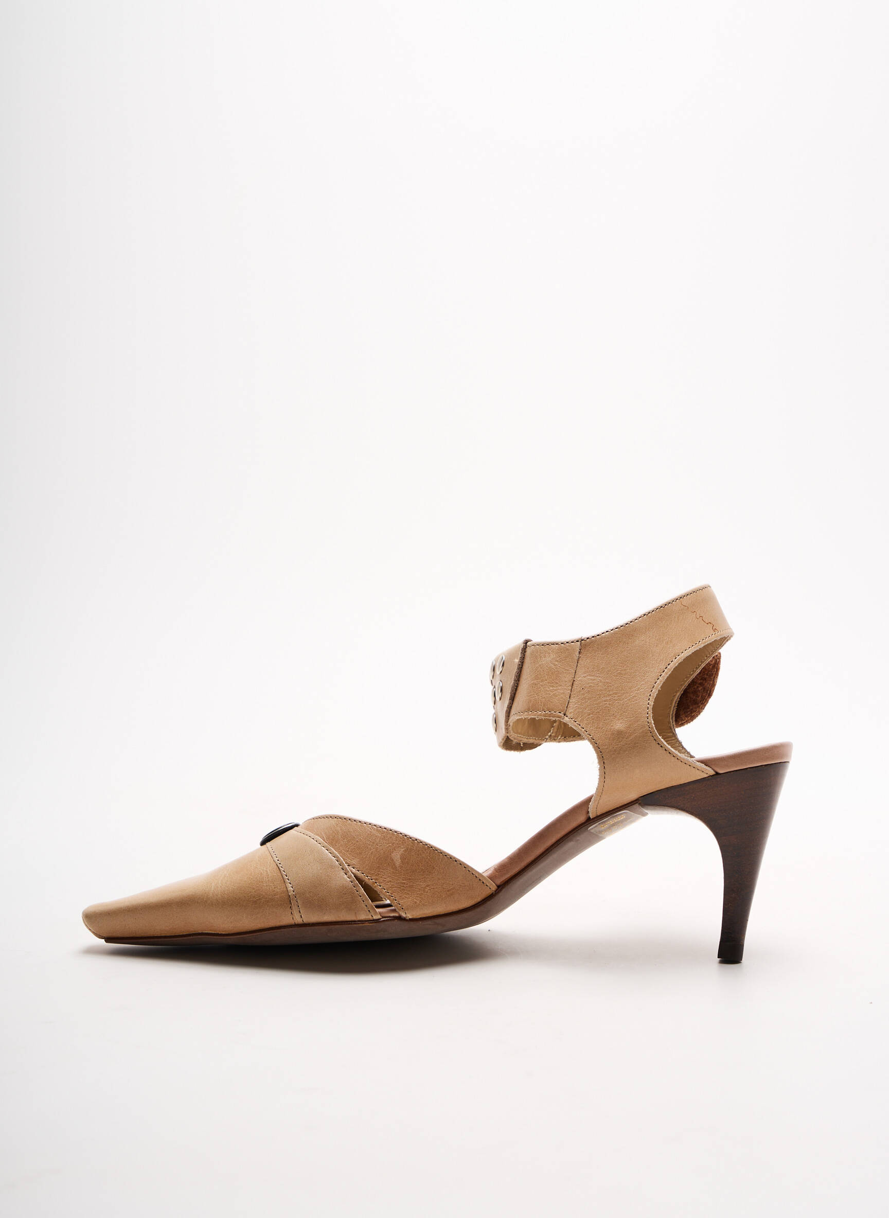 France Mode Sandales Nu Pieds Femme couleur beige