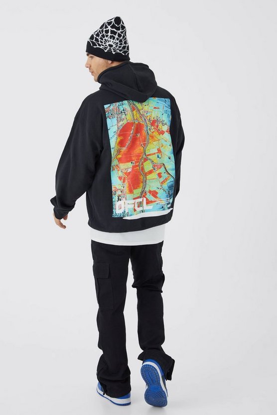 Oversize Hoodie mit Official-Print