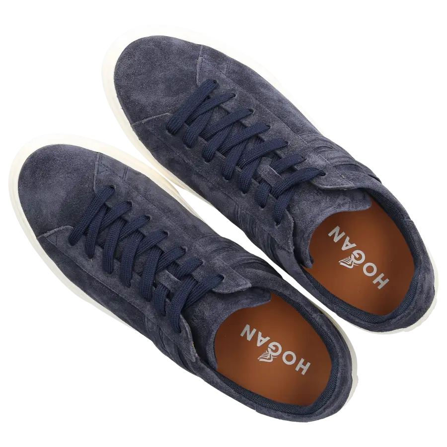 Hogan - Sneaker low H365 Veloursleder - blau