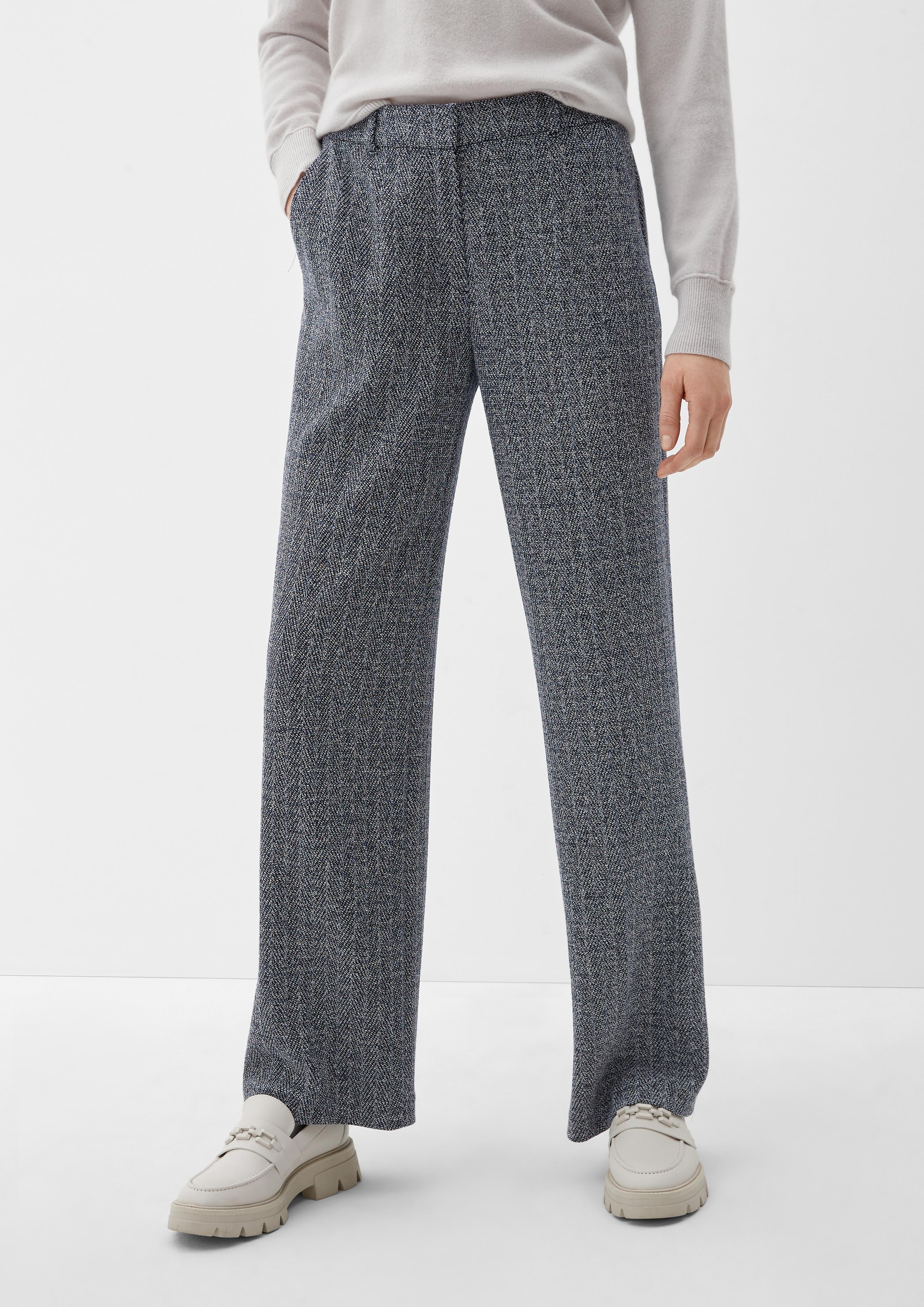 Regular: Stoffhose aus Viskosemix  2122811-69Q1