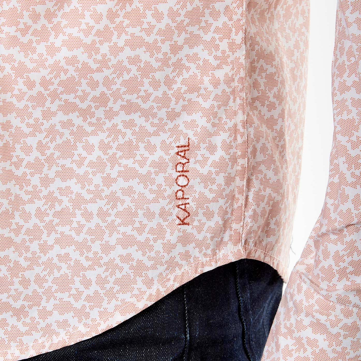 MALTE  Chemise orange Homme