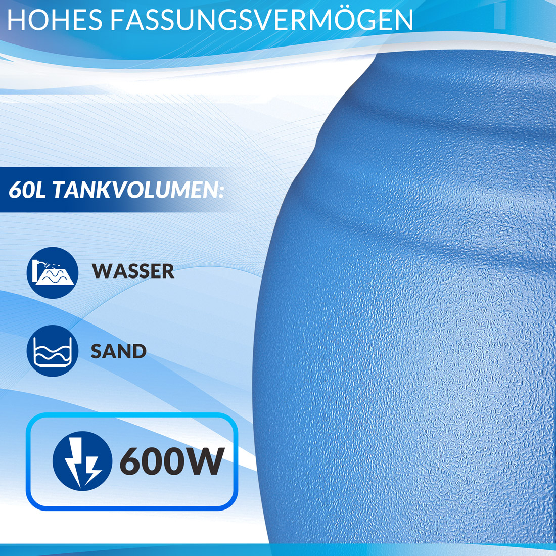 Casaria monzana® Sandfilteranlage 15.900 L/h mit Vorfilter