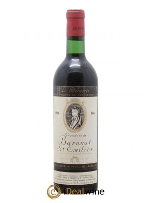 Saint-Émilion La Bergerie Baronat Philippe de Rothschild 1964 - Lot de 1 Bouteille