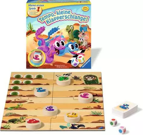 Tempo, kleine Klapperschlange! - Kinderspiel ab 4 Jahren