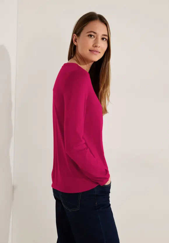 CECIL Langarmshirt mit Gummibund