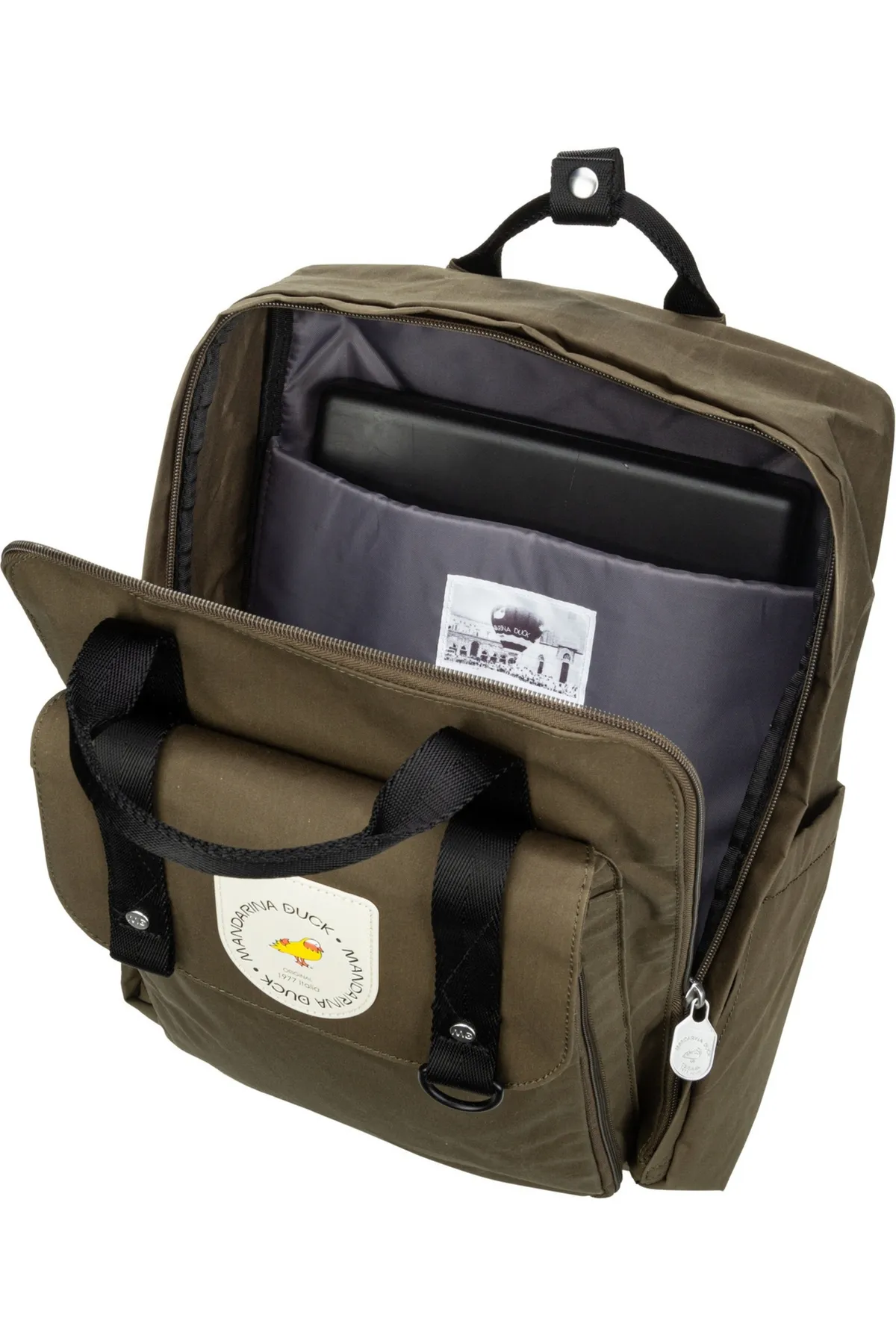 Mandarina Duck  Rucksack - Khaki - Unifarben