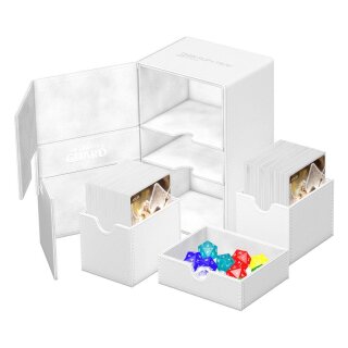Ultimate Guard Twin Flip`n`Tray 160+ XenoSkin Monocolor - Weiß