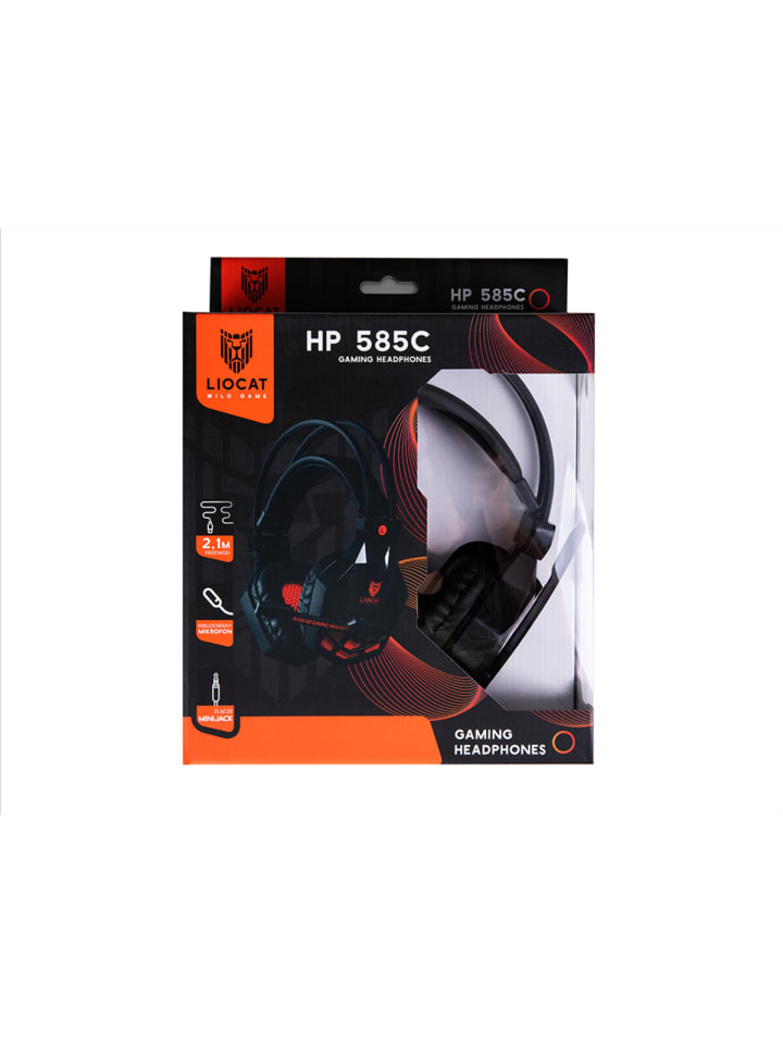 COFI 1453 Gaming Headset in Mikrofon 3,5 mm Klinke verstellbares Kopfband in Schwarz günstig kaufen onesize