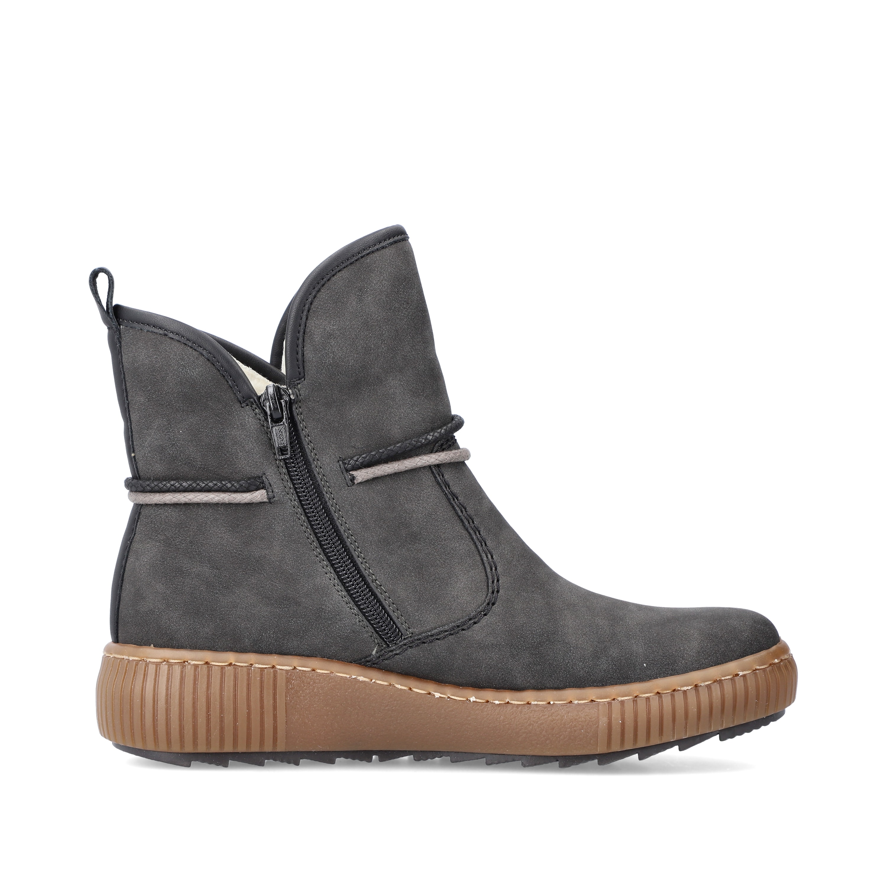 Rieker Damen Kurzstiefel granitgrau