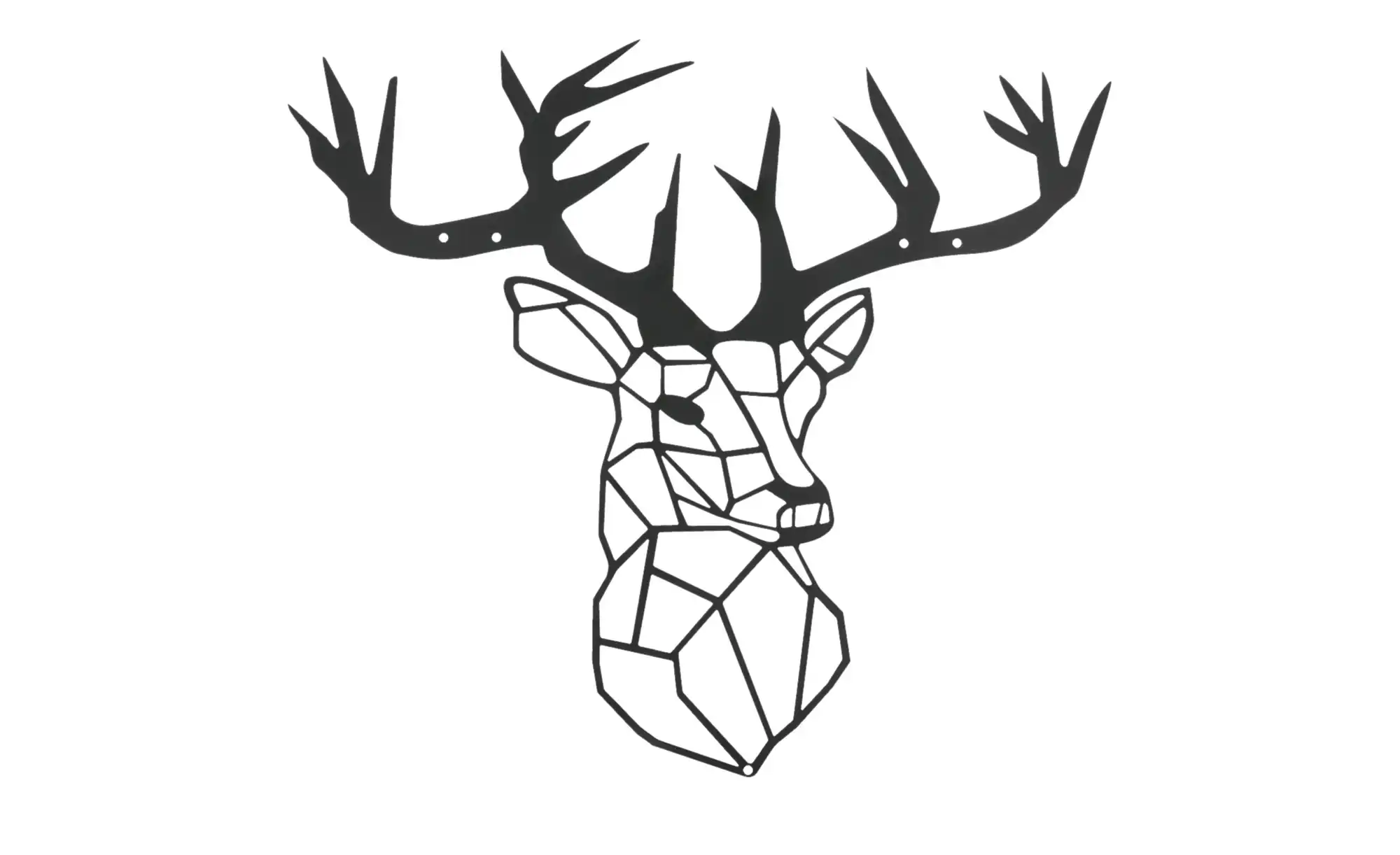 Wanddekoration Hirsch
