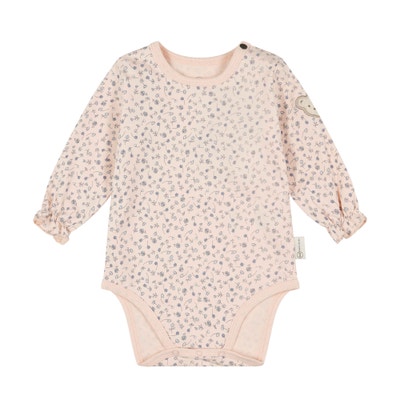 Body langarm, rosa für Mädchen