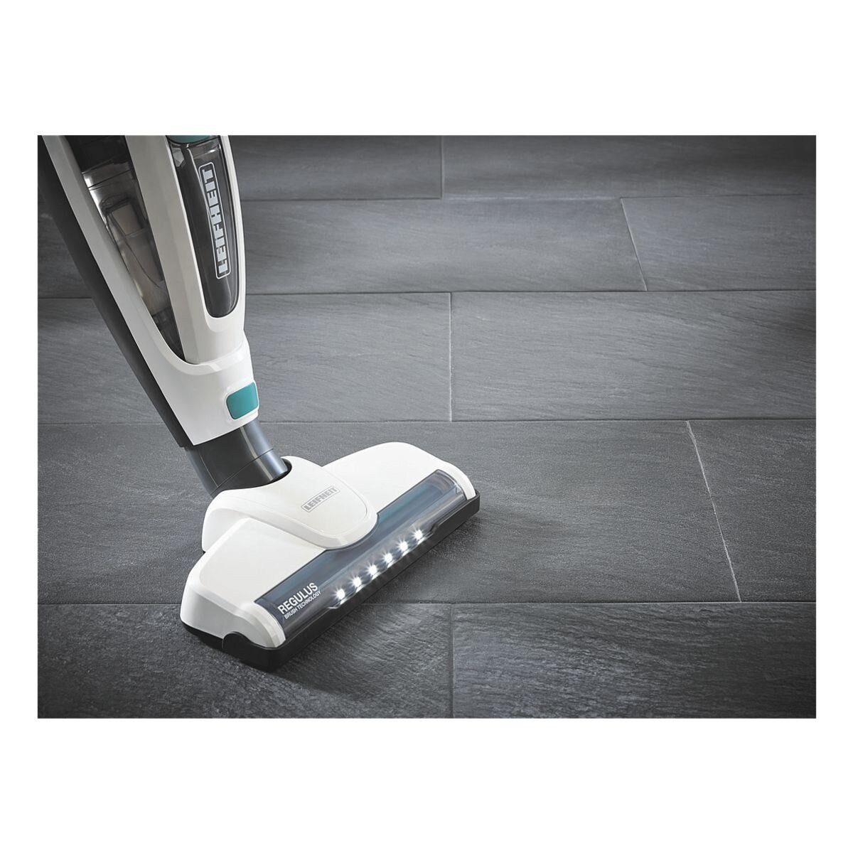 Leifheit Akku-Bodenstaubsauger Regulus PowerVac 2in1, Kehrsauger, Boden- und Handgerät, beutellos