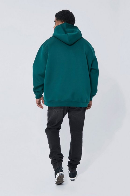 Plus Oversize Scuba Hoodie