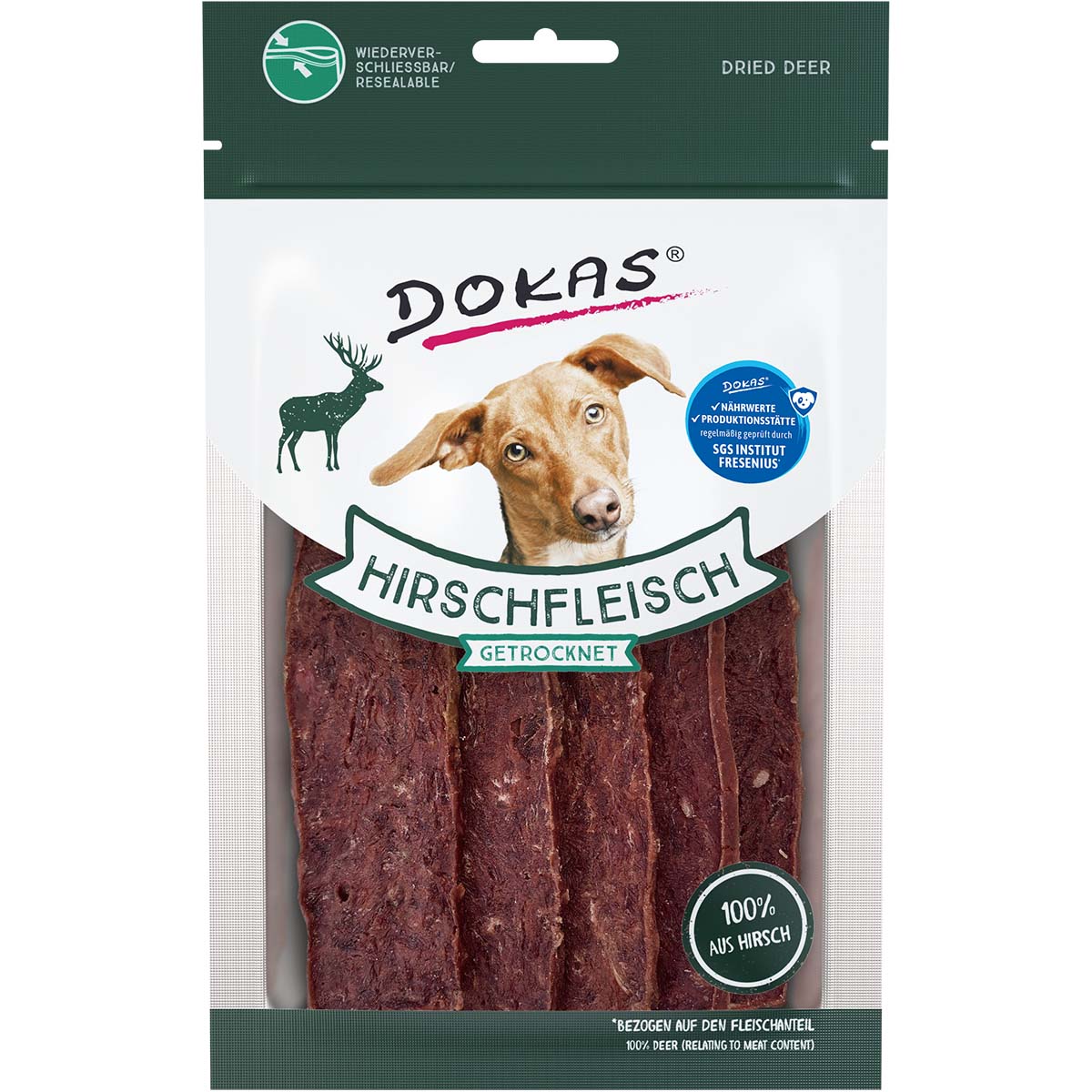 Dokas Hirschfleisch getrocknet günstig kaufen bei ZooRoyal