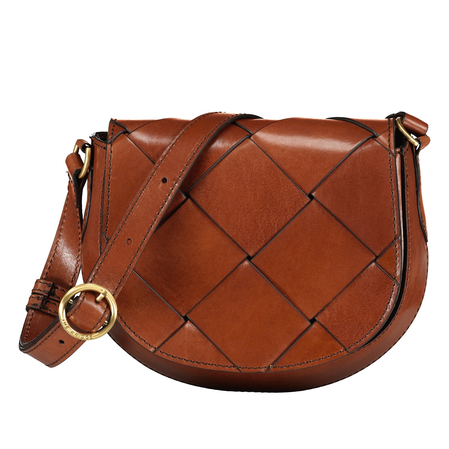 Satteltasche Bettina Intreccio Crossbody