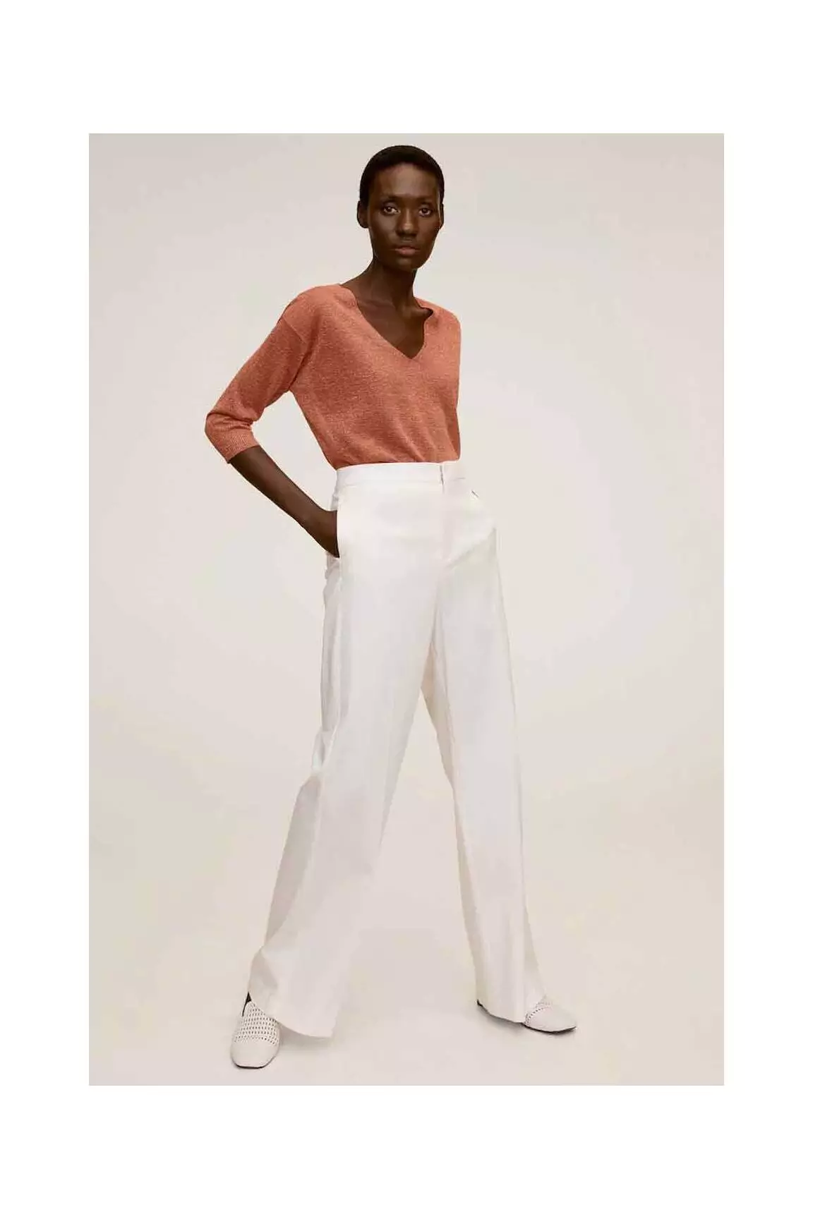 Mango Tshirts Femme couleur orange