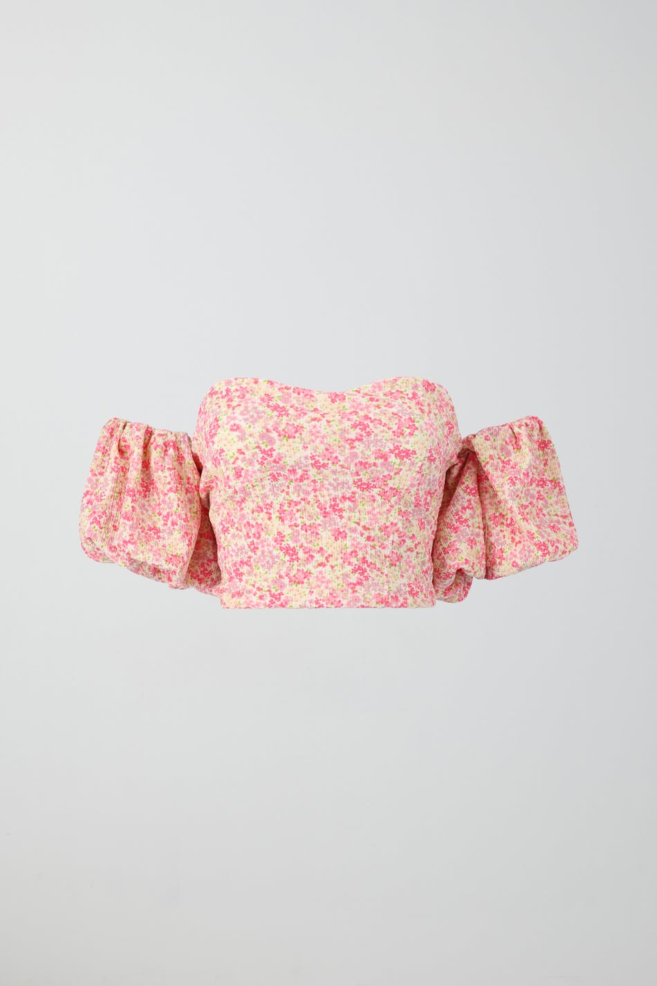 Off shoulder puff sleeve top