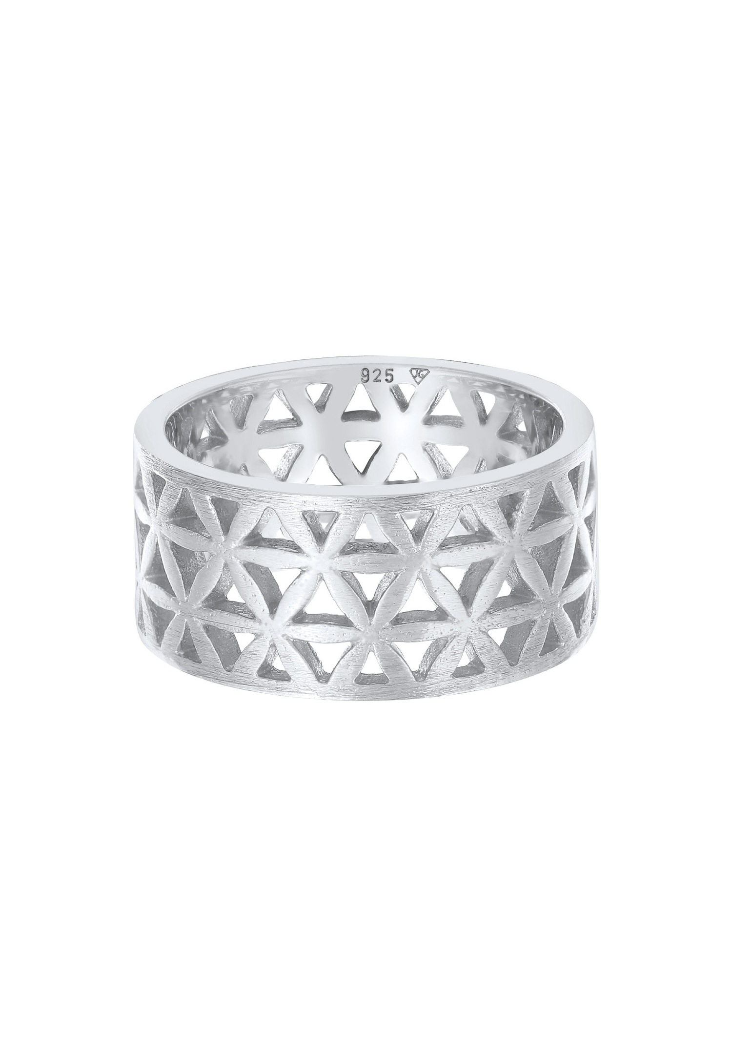 Anillo Elli para mujer con diseño de la Flor de la Vida en plata de ley 925