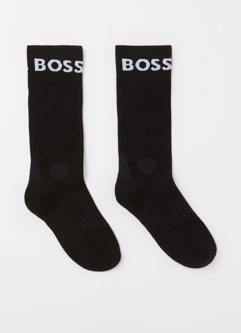 Șosete cu logo HUGO BOSS, set de 2