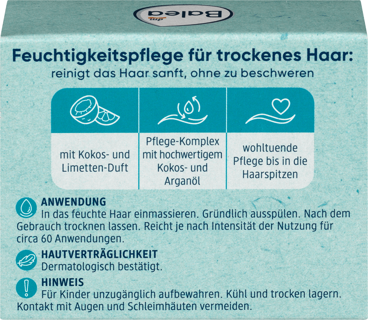 Festes Shampoo Kokos-Limette, 60 g