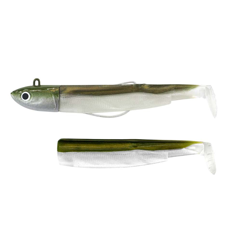 Blødt lokkemiddel Fiiish combo sort minnow ekstra dybt 9 cm 20 g