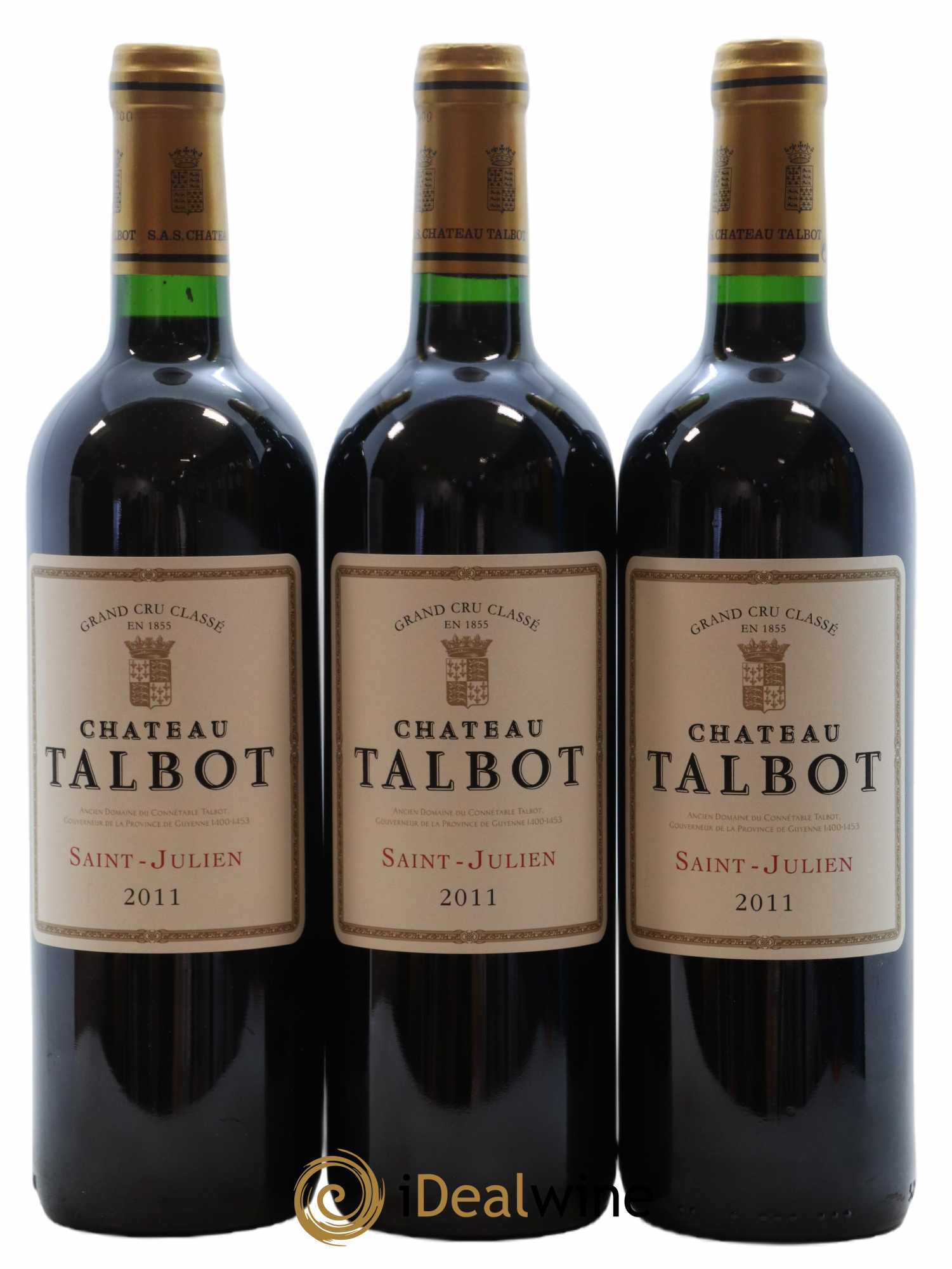 Château Talbot 4ème Grand Cru Classé  2011 - Lot de 12 Bouteilles