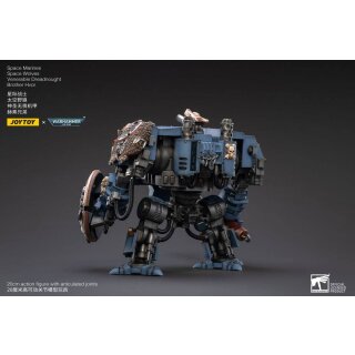 Warhammer 40k Actionfigur 1/18 Space Marines Space Wolves Venerable Dreadnought Brother Hvor 20 cm