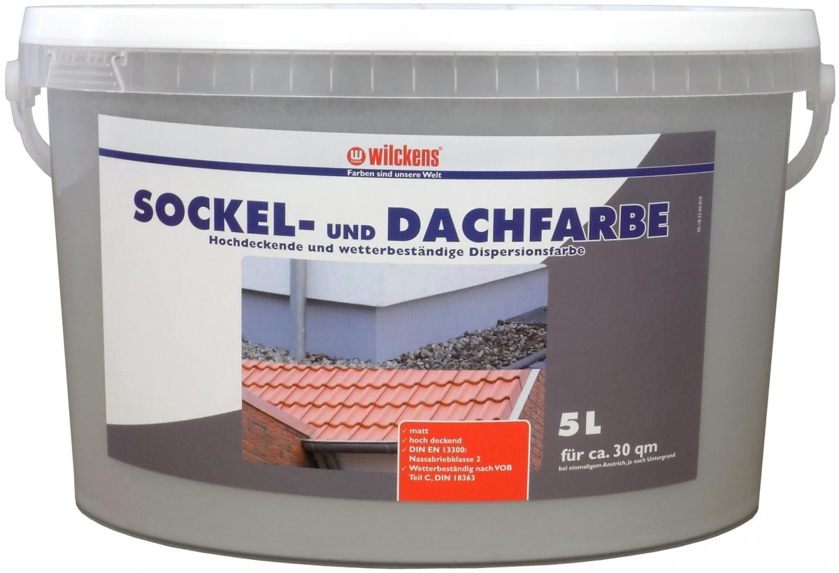 Wilckens Farben Wilckens Sockel- und Dachfarbe, Steingrau 5 L