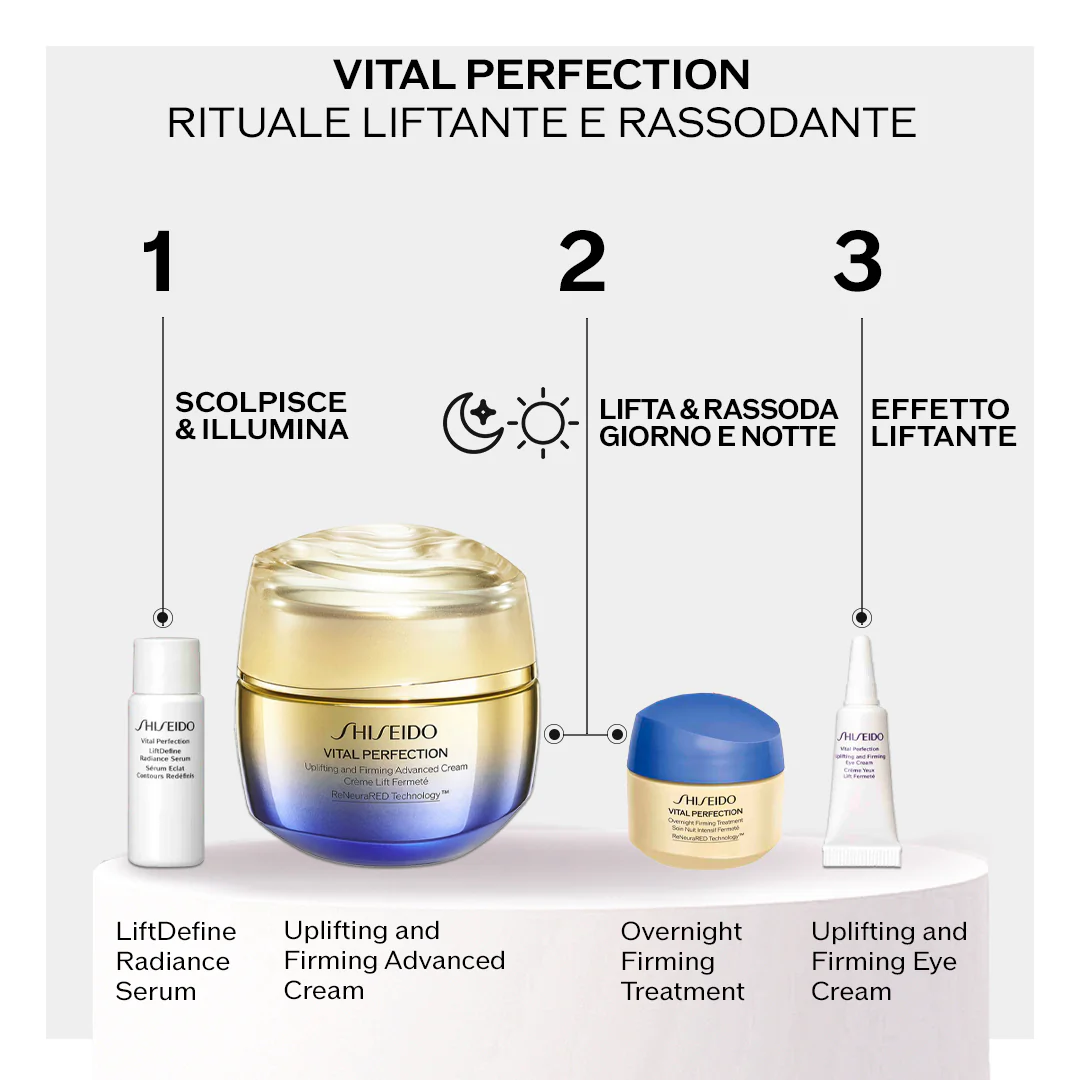 Vital Perfection Conjunto Avançado em Sachês - Caixa Lifting, Creme de Dia Lifting
