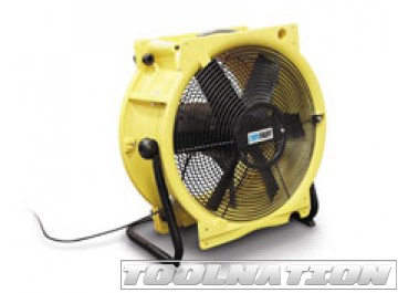 Ventilator axial Dryfast TTV4500LSAU cu 2 adaptoare, 1 sac de praf și 1 furtun de transport al aerului de 10 metri