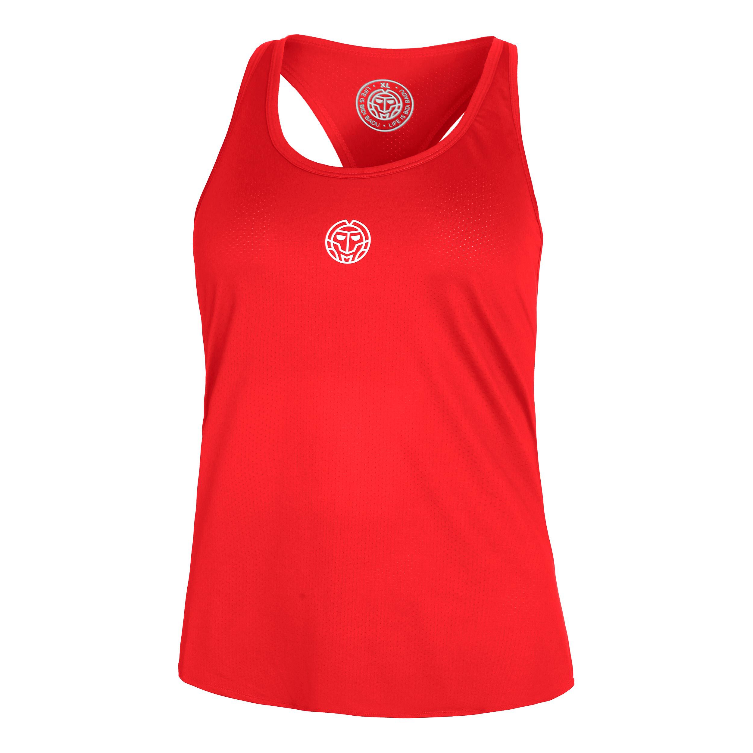 Mea Tech Tank-Top Damen - Rot, Weiß