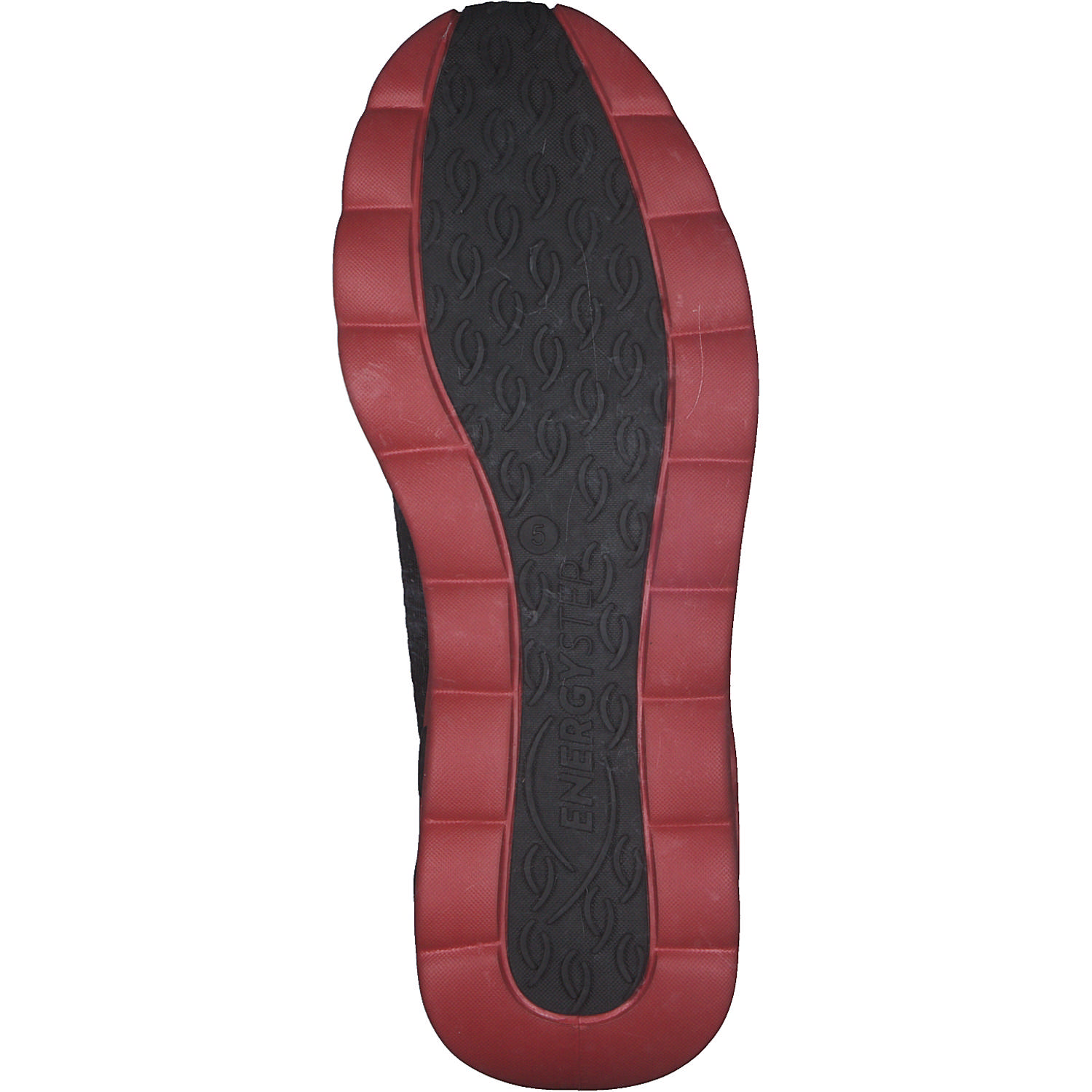 Ara Malibu 12110, Sneakers Low, Damen, SCHWARZ/ROT
