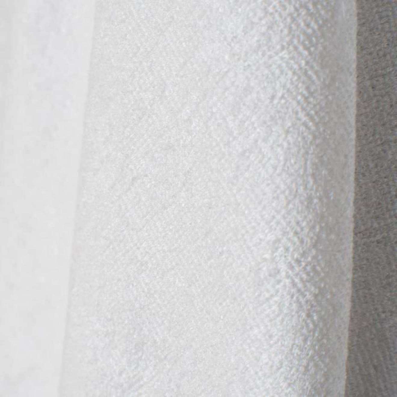 Grande cape de bain en coton et bambou, Sidonia Blanc 100 x 100 cm blanc