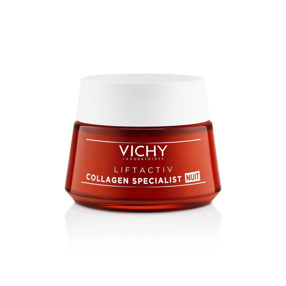 Vichy Liftactiv Collagen Specialist Crème de nuit anti-rides et anti-tachesà la Vitamine Cg