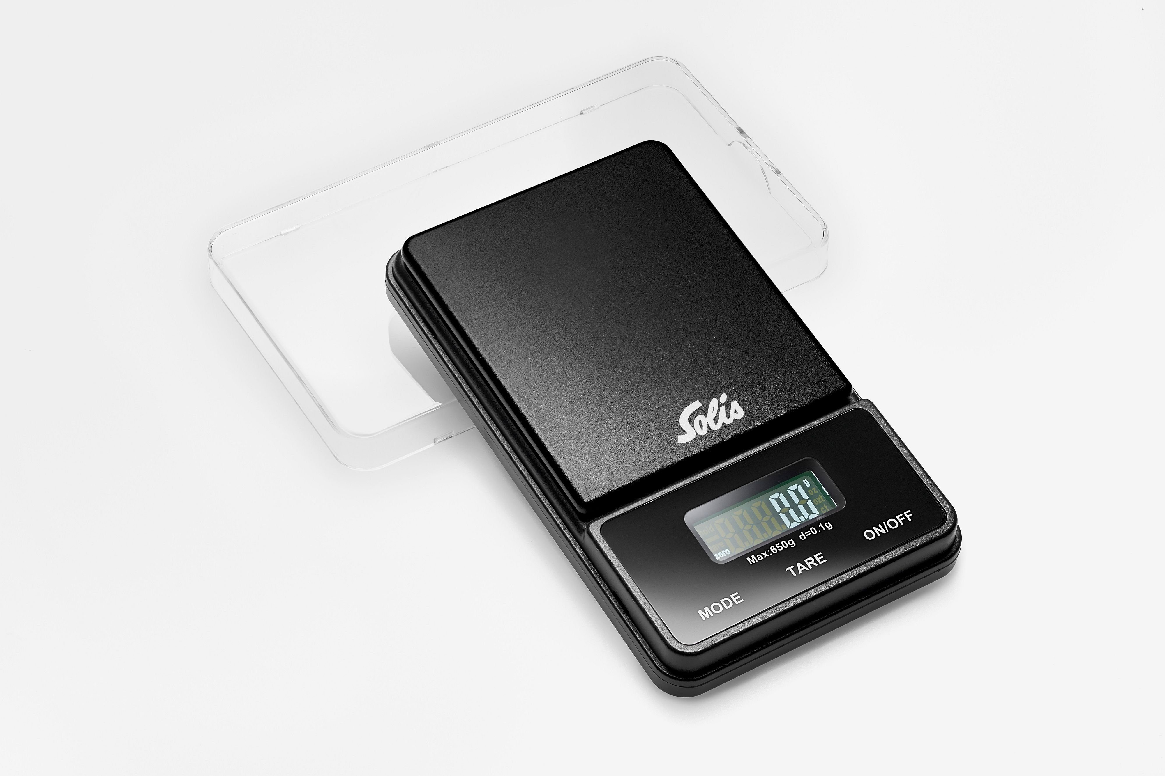 SOLIS OF SWITZERLAND Feinwaage Digital Coffee Scale Type 1030, 0,1 - 650 g, Einheiten: Gramm, Unze, Karat, LCD Display