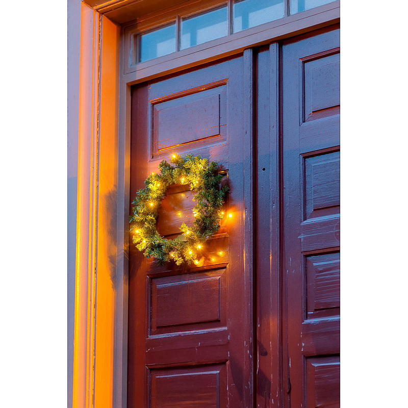 Home Dørkrans 40 cm 15 LED-lys, Dovre