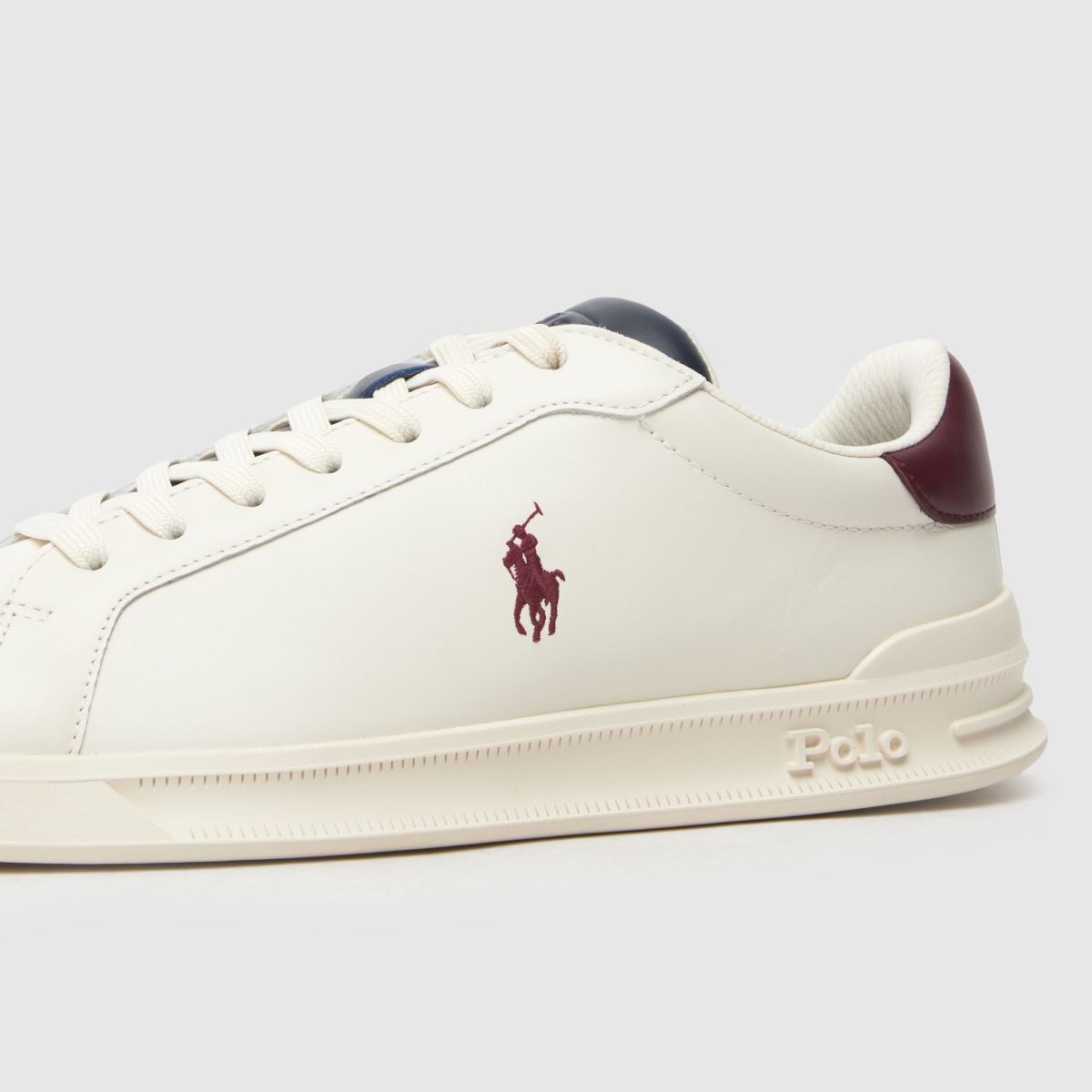 Polo Ralph Lauren – Vita, flerfärgade sneakers